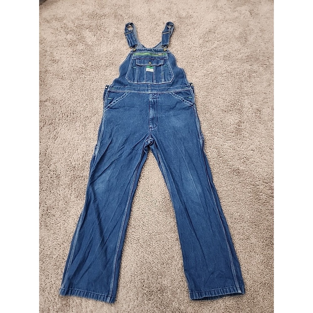 Liberty Denim Overalls Bib Mens 32x30 Workwear Pants Carpenter Utility